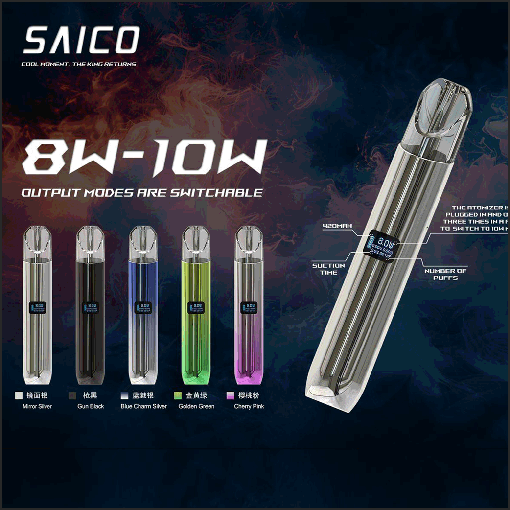 SAICO-炫刻-03.png SAICO 炫刻主機|一代通用主機 × 智慧顯示 × 大電量 × 兼容RELX/SP2S 1代煙彈:圖片 1